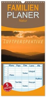 Produktbild: Familienplaner 2027 - Luftperspektive mit 5 Spalten (Wandkalender, 21 x 45 cm) CALVENDO
