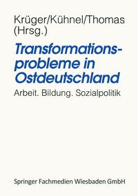 Produktbild: Transformationsprobleme in Ostdeutschland