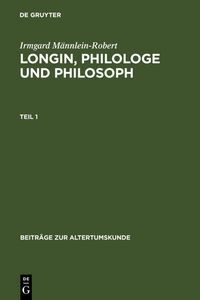 Produktbild: Longin, Philologe und Philosoph