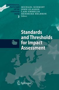 Produktbild: Standards and Thresholds for Impact Assessment