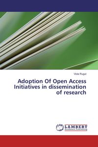 Produktbild: Adoption Of Open Access Initiatives in dissemination of research