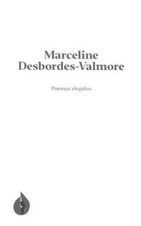 Produktbild: Poemas elegidos de Marceline Desbordes-Valmore