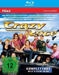 Produktbild: Crazy Race - Komplettbox / Die komplette 4-teilige Spielfilm-Reihe (Pidax Film-Klassiker)