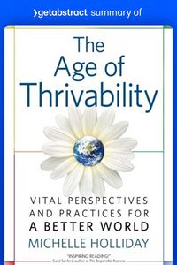 Produktbild: Summary of The Age of Thrivability by Michelle Holliday