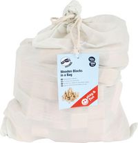 Produktbild: Holzbausteine Natur 100er-Pack im Beutel