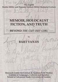 Produktbild: Memoir, Holocaust Fiction, and Truth. Beyond 'The Cut Out Girl'