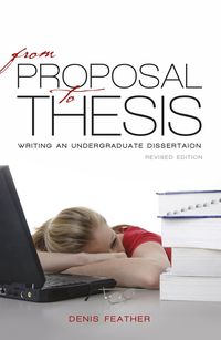 Produktbild: From proposal to thesis - Revised edition