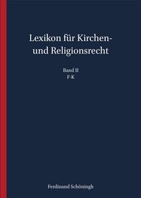 Produktbild: Lexikon f&uuml;r Kirchen- und Religionsrecht