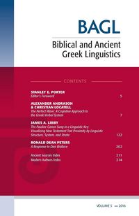 Produktbild: Biblical and Ancient Greek Linguistics, Volume 5