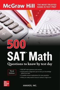 Produktbild: 500 SAT Math Questions to Know by Test Day, Third Edition