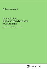 Produktbild: Versuch einer mokscha-mordwinischen Grammatik
