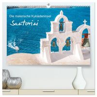 Produktbild: Santorini - Die malerische Kykladeninsel (hochwertiger Premium Wandkalender 2026 DIN A2 quer), Kunstdruck in Hochglanz