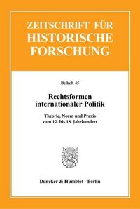 Produktbild: Rechtsformen internationaler Politik.