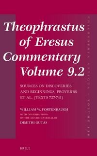 Produktbild: Theophrastus of Eresus, Commentary Volume 9.2