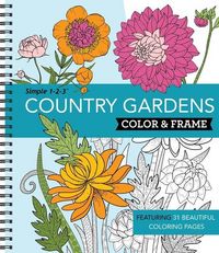 Produktbild: Color & Frame - Country Gardens (Adult Coloring Book)