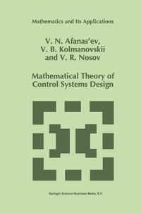 Produktbild: Mathematical Theory of Control Systems Design