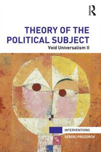 Produktbild: Prozorov, S: Theory of the Political Subject