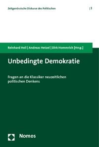 Produktbild: Unbedingte Demokratie