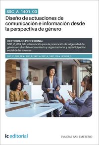 Produktbild: SSC_A_1401_03. Dise&ntilde;o de actuaciones de comunicaci&oacute;n e informaci&oacute;n desde la perspectiva de g&eacute;nero. SSC_C_009_5B