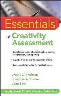 Produktbild: Essentials of Creativity Assessment