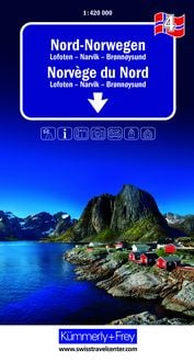 Produktbild: K&uuml;mmerly+Frey Regional-Strassenkarte 4 Nord-Norwegen 1:420.000