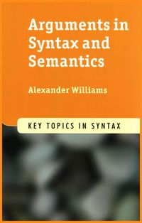 Produktbild: Arguments in Syntax and Semantics