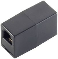 Bild vom Artikel Shiverpeaks Western Adapter [1x RJ11-Buchse 6p4c - 1x RJ11-Buchse 6p4c] Schwarz vom Autor 