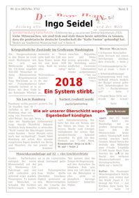 Produktbild: 2018 Ein System stirbt