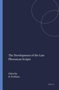 Produktbild: The Development of the Late Phoenican Scripts