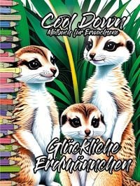 Produktbild: Cool Down | Malbuch für Erwachsene: Glückliche Erdmännchen