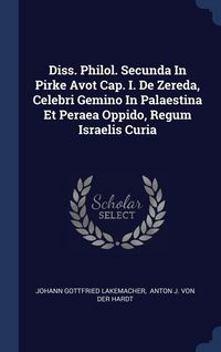 Produktbild: Diss Philol Secunda in Pirke a
