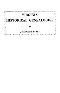 Produktbild: Virginia Historical Genealogies