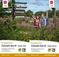 Produktbild: Wanderkarte Rothaarsteig Blatt Nord und Blatt S&uuml;d