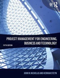 Produktbild: Nicholas, J: Project Management for Engineering, Business an