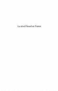 Produktbild: Le reveil sourd en france - pour une perspective bilingue