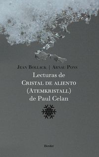Produktbild: Lecturas de Cristal de aliento (Atemkristall) de Paul Celan
