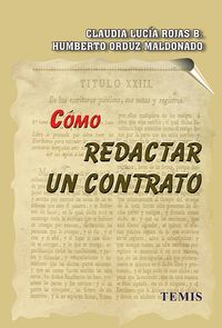 Produktbild: Como redactar un contrato