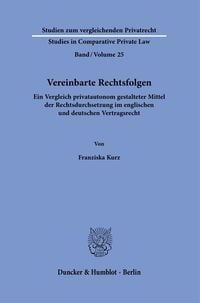 Produktbild: Vereinbarte Rechtsfolgen