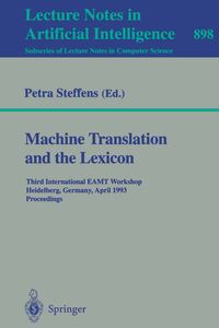 Produktbild: Machine Translation and the Lexicon