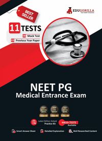 Produktbild: NEET PG (Postgraduate) Entrance Exam 2022 | 8 Full-length Mock tests + 1 Previous Year Paper (2700+ Solved Questions)