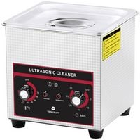 Produktbild: TOOLCRAFT USC-130 Ultraschallreiniger Schmuck, B&uuml;robedarf, Werkstatt 160 W 1.3 l mit Heizung, mit Reinigungskorb