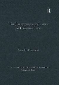 Produktbild: The Structure and Limits of Criminal Law
