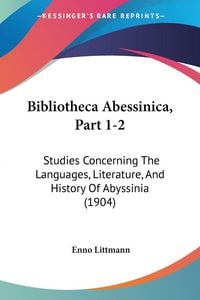 Produktbild: Bibliotheca Abessinica, Part 1-2