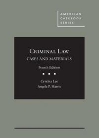 Produktbild: Criminal Law, Cases and Materials