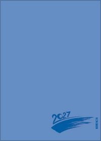 Produktbild: Foto-Malen-Basteln Bastelkalender A5 blau 2027