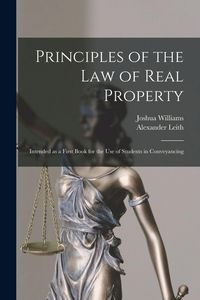 Produktbild: Principles of the Law of Real Property [microform]