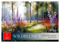 Produktbild: Wildblumen zwischen Moos und Farn (Wandkalender 2027 DIN A3 quer), CALVENDO Monatskalender