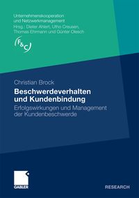 Produktbild: Beschwerdeverhalten und Kundenbindung