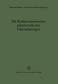 Produktbild: Die Konkurrenzsituation mittelst&auml;ndischer Unternehmungen