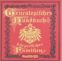 Produktbild: Deutsches Geschlechterbuch - CD-ROM. Genealogisches Handbuch bürgerlicher Familien / Genealogisches Handbuch bürgerlicher Familien Bände 198-203